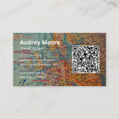 Reisekarte für Agent Visitenkarte (Vorderseite)