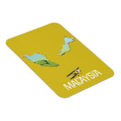 Reisekarte Malaysia Magnet (Rechte Seite)