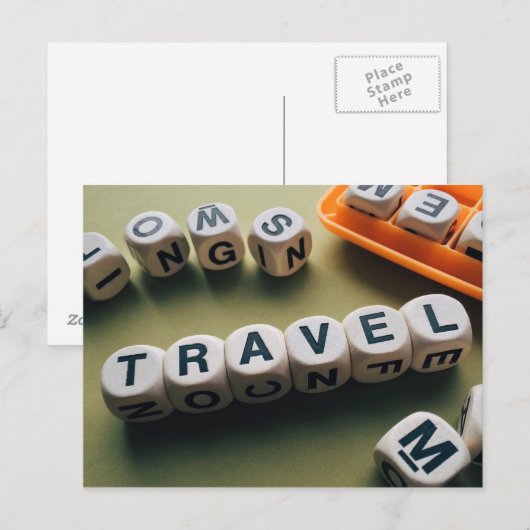 Reisekarte Postkarte (Vorne/Hinten)