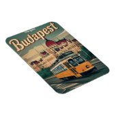 Reisekasse Budapest hungriges Vintages Parlament Magnet (Rechte Seite)