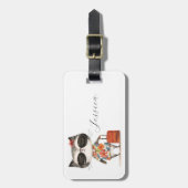 Reisekatze Gepäckanhänger (Vorderseite vertikal)