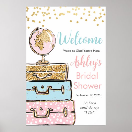 Reisekoffer Begrüßungspaket Poster (Vorne)