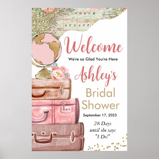 Reisekoffer Begrüßungspaket Poster (Vorne)