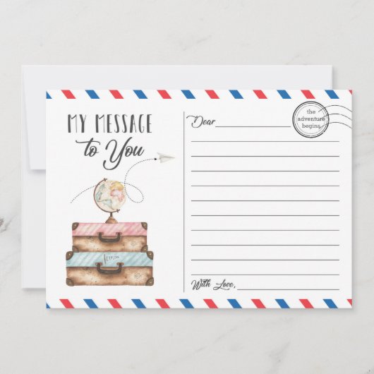 Reisekoffer Postkarte (Vorderseite)