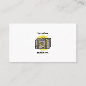 Reisekoffer Visitenkarte (Vorderseite)