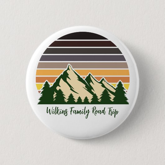 Reisekolle für den grünen Wald individuell anpassb Button (Vorderseite)