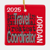 Reisekoordinator Keramikornament (Vorderseite)