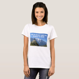 Reisekostenvoranschlag Berge Mont Blanc T - Shirt
