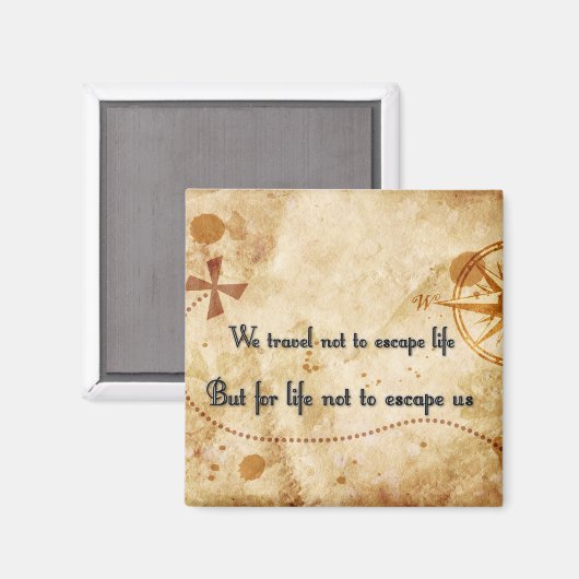 Reisekostenvoranschlag Magnet (Vorderseite/Rückseite)