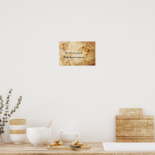 Reisekostenvoranschlag Poster (Küche)