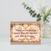 Reisekostenvoranschlag - Postkarte (Stehend Vorderseite)