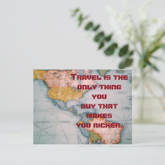 Reisekostenvoranschlag - Postkarte (Stehend Vorderseite)