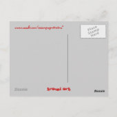 Reisekunst Postkarte (Rückseite)