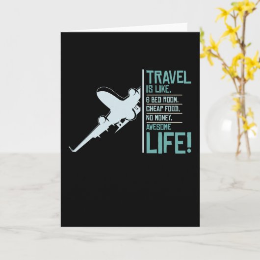 Reiseleben Karte (Gelbe Blume)