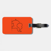 REISELEPHANT GEPÄCKANHÄNGER (Rückseite horizontal)