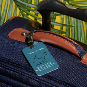 REISELEPHANT GEPÄCKANHÄNGER