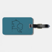 REISELEPHANT GEPÄCKANHÄNGER (Rückseite horizontal)