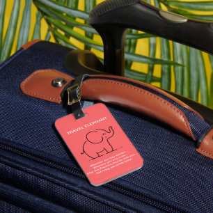 REISELEPHANT GEPÄCKANHÄNGER