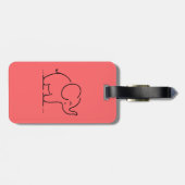 REISELEPHANT GEPÄCKANHÄNGER (Rückseite horizontal)