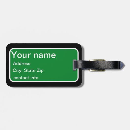 Reiselicht Gepäckanhänger (Rückseite horizontal)