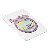 Reiselogo erkunden magnet (Rechte Seite)