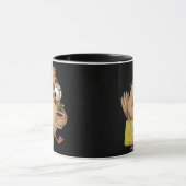 Reiselustiger Vogel – Kind Ones Abenteuer-Tasse Tasse (Zentrum)