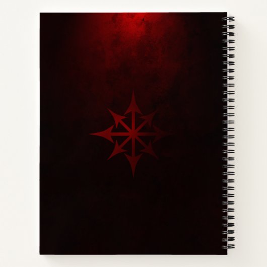 Reisemagazin für personalisierte seltsame Orte Notizblock (Rückseite)