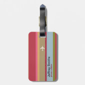 Reisemappe personalisiert gepäckanhänger (Rückseite vertikal)