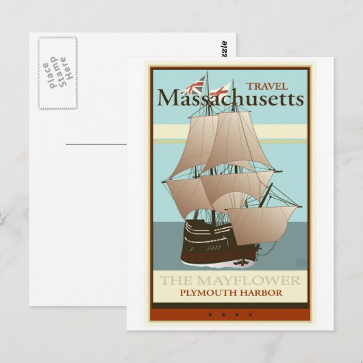 Reisematerial Postkarte (Vorne/Hinten)