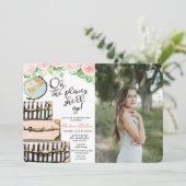 Reisemethode Farewell Party Foto Einladung (Stehend Vorderseite)