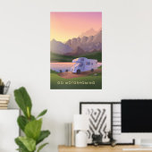 Reisemobil Poster (Heimbüro)