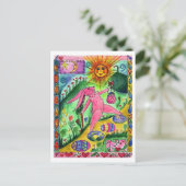 Reisemobil - Postkarte (Stehend Vorderseite)