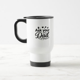 Reisemorgensroutine-Tasse Kaffee-Zitat 0,45 l Reisebecher