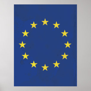 Reisemposter der europäischen Gewerkschaft Poster