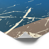 Reisemposter der Nationalflagge Poster (Ecke)