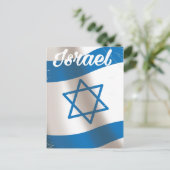 Reisemposter der Nationalflagge Postkarte (Stehend Vorderseite)