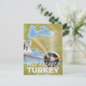 Reisemposter der Türkei Postkarte (Stehend Vorderseite)