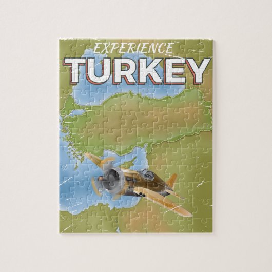 Reisemposter der Türkei Puzzle (Vertikal)