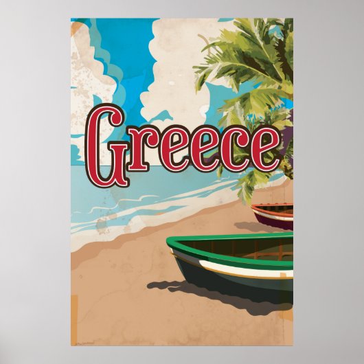 Reisemposter für Griechenland Poster (Vorne)