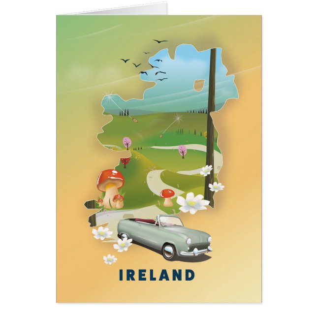 Reisemposter für Irland (Vorne)