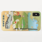 Reisemposter für Irland Case-Mate iPhone Hülle (Rückseite (Horizontal))