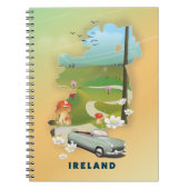 Reisemposter für Irland Notizblock (Vorderseite)