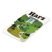Reisemposter Harz Magnet (Linke Seite)