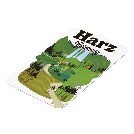 Reisemposter Harz Magnet (Linke Seite)