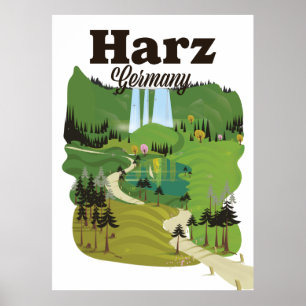 Reisemposter Harz Poster