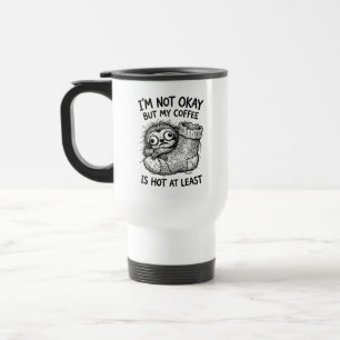 Reisemug Pendler Faultier Kunst Reisebecher