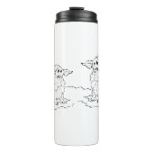 Reisemug Thermos : Hungriges Gefühl Thermosbecher (Vorderseite)