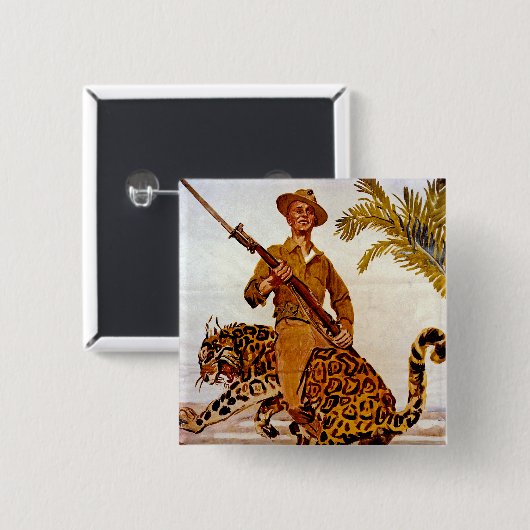 Reisen? Abenteuer? Join the Marines! Button (Vorne & Hinten)