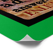 Reisen? Abenteuer? Join the Marines! Poster (Ecke)