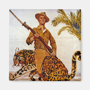 Reisen? Abenteuer? Tritt den Marines bei! Magnet